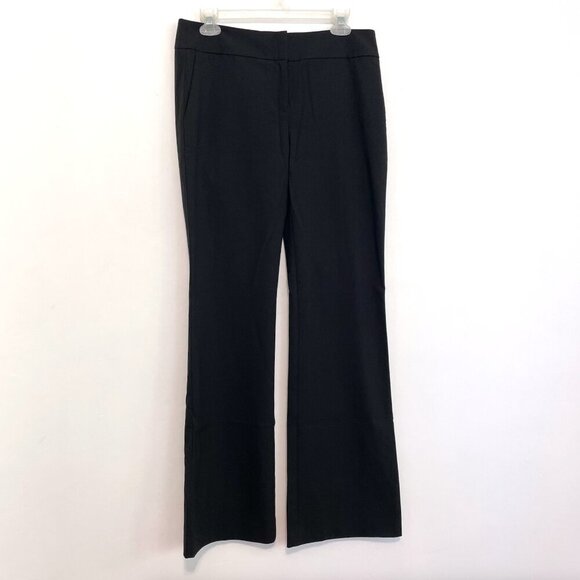 ANN TAYLOR Factory Signature Trouser Pants Black Pleat Pleated Work Dress Pants - Picture 2 of 14